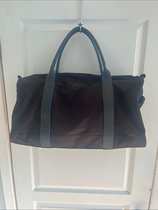 Mercedes Benz Other - Mercedes-Benz Black Duffel Bag with Teal Trim